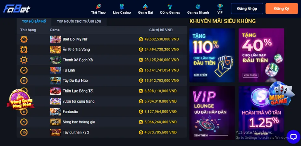 Chơi Slot Games trên ứng dụng di động 188cm Đăng Nhập